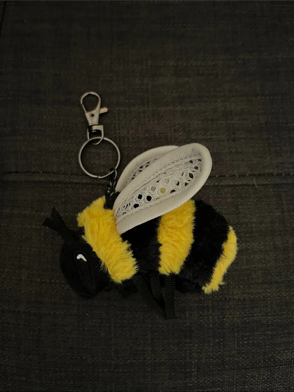 Handmade Bee Keychain Purse Charm 🐝